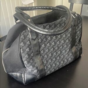 Aritzia TNA black weekender duffle bag